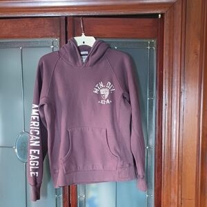 American Eagle Outfitters Unisex Purple Hoodie